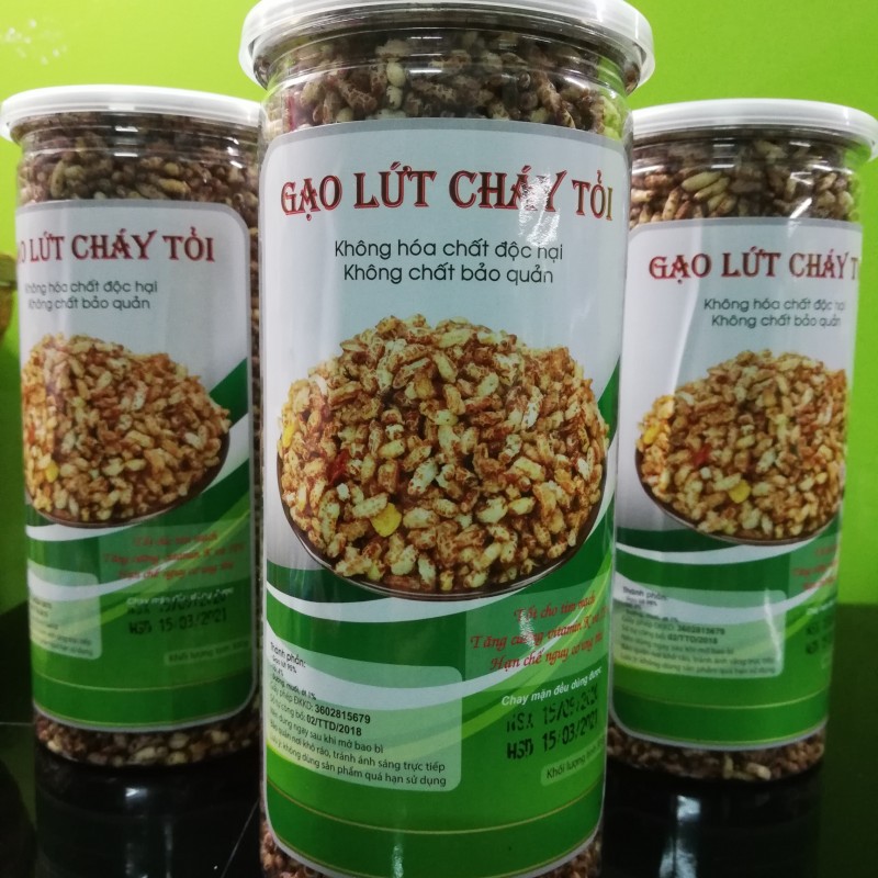 Gạo lức cháy tỏi